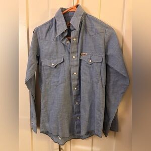 Wrangler Vintage Denim Western Shirt